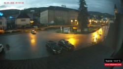 Střed obce Rokytnice nad Jizerou
