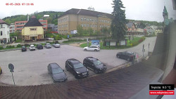 Střed obce Rokytnice nad Jizerou