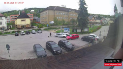 Střed obce Rokytnice nad Jizerou