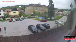 Střed obce Rokytnice nad Jizerou