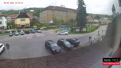 Střed obce Rokytnice nad Jizerou