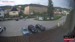Střed obce Rokytnice nad Jizerou