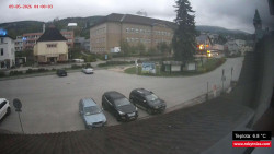 Střed obce Rokytnice nad Jizerou