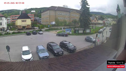 Střed obce Rokytnice nad Jizerou