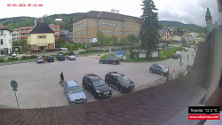 Střed obce Rokytnice nad Jizerou
