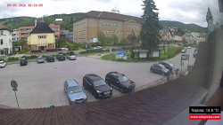 Střed obce Rokytnice nad Jizerou