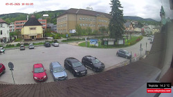 Střed obce Rokytnice nad Jizerou