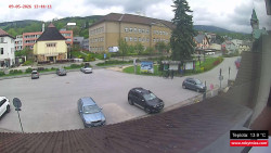 Střed obce Rokytnice nad Jizerou