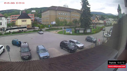 Střed obce Rokytnice nad Jizerou