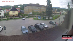 Střed obce Rokytnice nad Jizerou