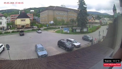 Střed obce Rokytnice nad Jizerou