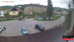 Střed obce Rokytnice nad Jizerou