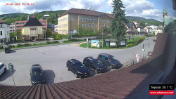 Střed obce Rokytnice nad Jizerou
