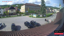 Střed obce Rokytnice nad Jizerou