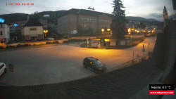 Střed obce Rokytnice nad Jizerou