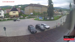 Střed obce Rokytnice nad Jizerou