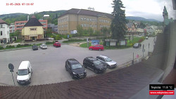 Střed obce Rokytnice nad Jizerou