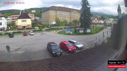 Střed obce Rokytnice nad Jizerou