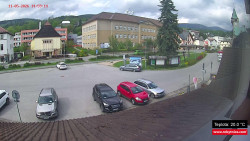 Střed obce Rokytnice nad Jizerou