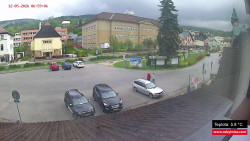 Střed obce Rokytnice nad Jizerou