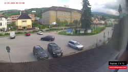 Střed obce Rokytnice nad Jizerou