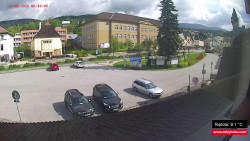 Střed obce Rokytnice nad Jizerou