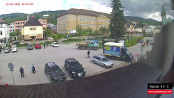 Střed obce Rokytnice nad Jizerou