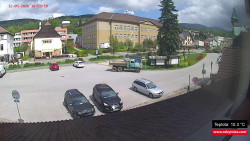 Střed obce Rokytnice nad Jizerou