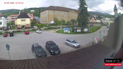 Střed obce Rokytnice nad Jizerou