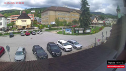 Střed obce Rokytnice nad Jizerou