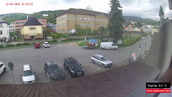 Střed obce Rokytnice nad Jizerou