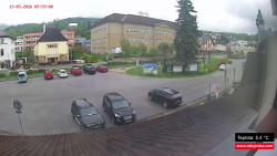 Střed obce Rokytnice nad Jizerou