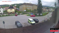 Střed obce Rokytnice nad Jizerou