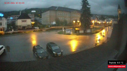 Střed obce Rokytnice nad Jizerou