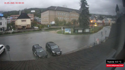 Střed obce Rokytnice nad Jizerou