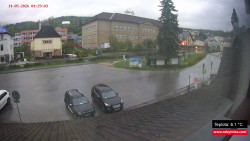 Střed obce Rokytnice nad Jizerou
