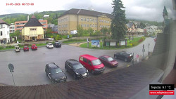 Střed obce Rokytnice nad Jizerou