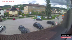Střed obce Rokytnice nad Jizerou