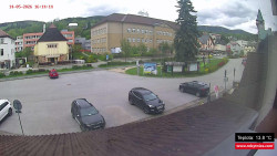 Střed obce Rokytnice nad Jizerou