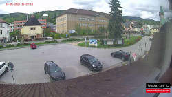 Střed obce Rokytnice nad Jizerou