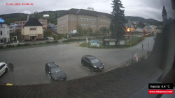 Střed obce Rokytnice nad Jizerou