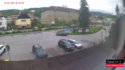 Střed obce Rokytnice nad Jizerou