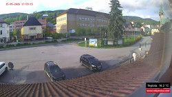 Střed obce Rokytnice nad Jizerou