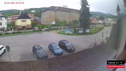 Střed obce Rokytnice nad Jizerou
