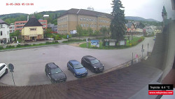 Střed obce Rokytnice nad Jizerou