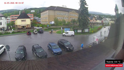 Střed obce Rokytnice nad Jizerou