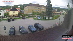 Střed obce Rokytnice nad Jizerou