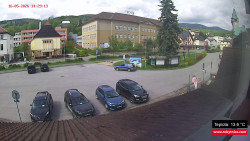 Střed obce Rokytnice nad Jizerou