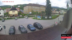 Střed obce Rokytnice nad Jizerou