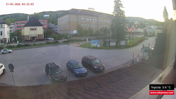 Střed obce Rokytnice nad Jizerou